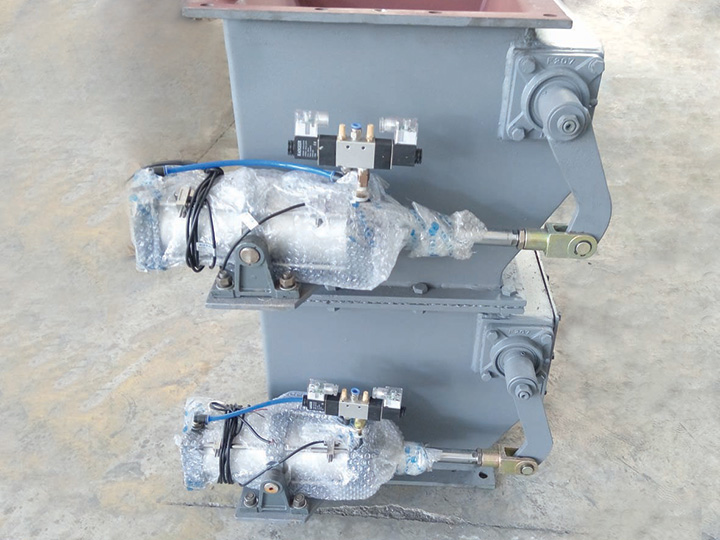 氣動(dòng)雙層翻板閥